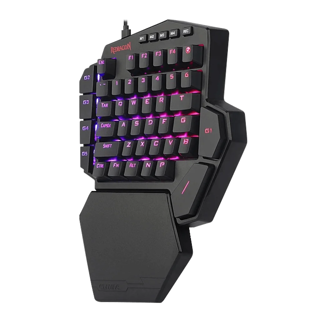 Teclado gaming mecanico Redragon DITI SWITCH BROWN, USB, RGB