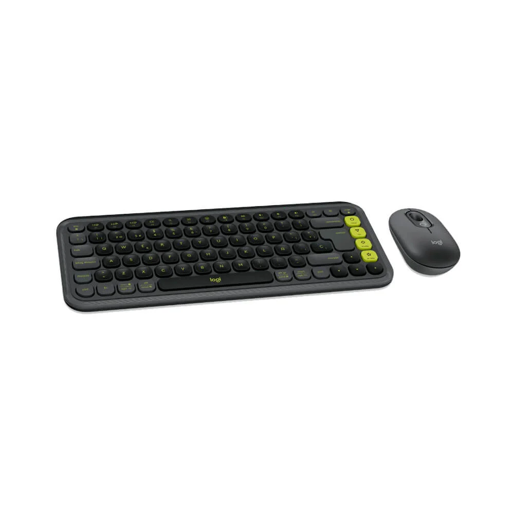 Teclado + mouse Logitech POP ICON COMBO Graphite