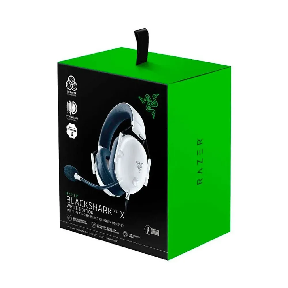 Audífonos Razer BlackShark V2 X 7.1 Blanco  