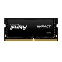 Memoria SODIMM Kingston Fury Impact, 8GB, DDR4, 3200 MHz, PC4-25600, CL20, 1.2V.