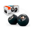 Parlante Creative PEBBLE V3 2.0 8W/16W BT/3.5MM USB-C-POWER/AUDIO BLACK 