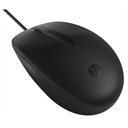 Mouse Optico con Cable USB HP 125 WIRED  (Negro).