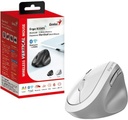 Mouse Genius ERGO 8350S AI Copilot DUAL Wireless/BT VERTICAL 6-B Silent White Grey.