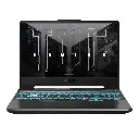 Laptop ASUS TUF A15 FA506NCQ-HN078, 15.6" FHD IPS, AMD Ryzen 7 7445HS hasta 4.7GHz, Ram 8GB DDR5, Disco SSD 512GB, RTX 3050 4GB, FreeDos con Mochila y Mouse.