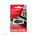Memoria USB SanDisk Cruzer Blade, 64GB, USB 2.0, SDCZ50-064G-B35. 
