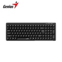 Teclado Genius Dual Wireless/BT Luxemate Q7100BT AI Copilot Multimedia SP Black 