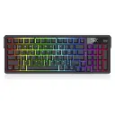 Teclado Inalambrico Redragon Eisa LDC Pro Negro, Switch Mint Mambo, Conectividad Triple Modo.