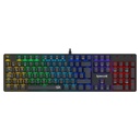 Teclado Redragon Sindri K671 RGB Cableado Español Switch Rojo