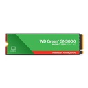 Disco solido WD Green SN3000 NVMe 1TB M.2 2280, PCIe Gen 4.0 x4, NVMe