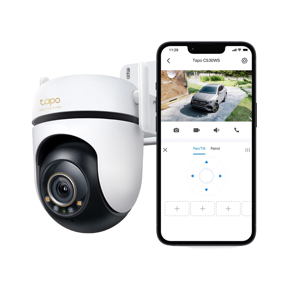 Camara de Seguridad TP-LINK Tapo C530WS WIFI 5MP 3K 360°PT