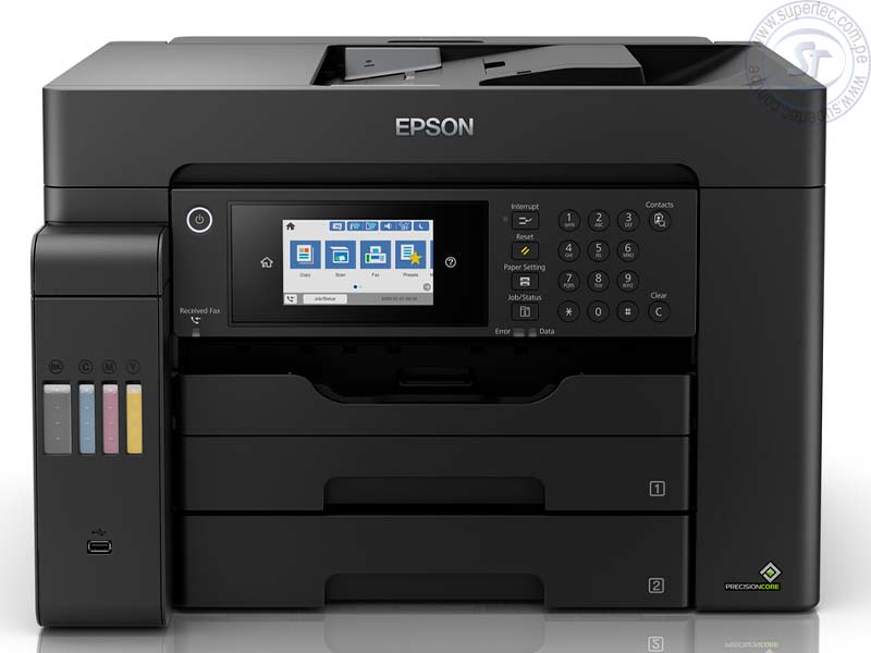 Impresora Multifuncional Tinta Epson EcoTank L15150, A3 Imprime/Escanea/Copia/Fax/WiFi/USB/Ethernet.