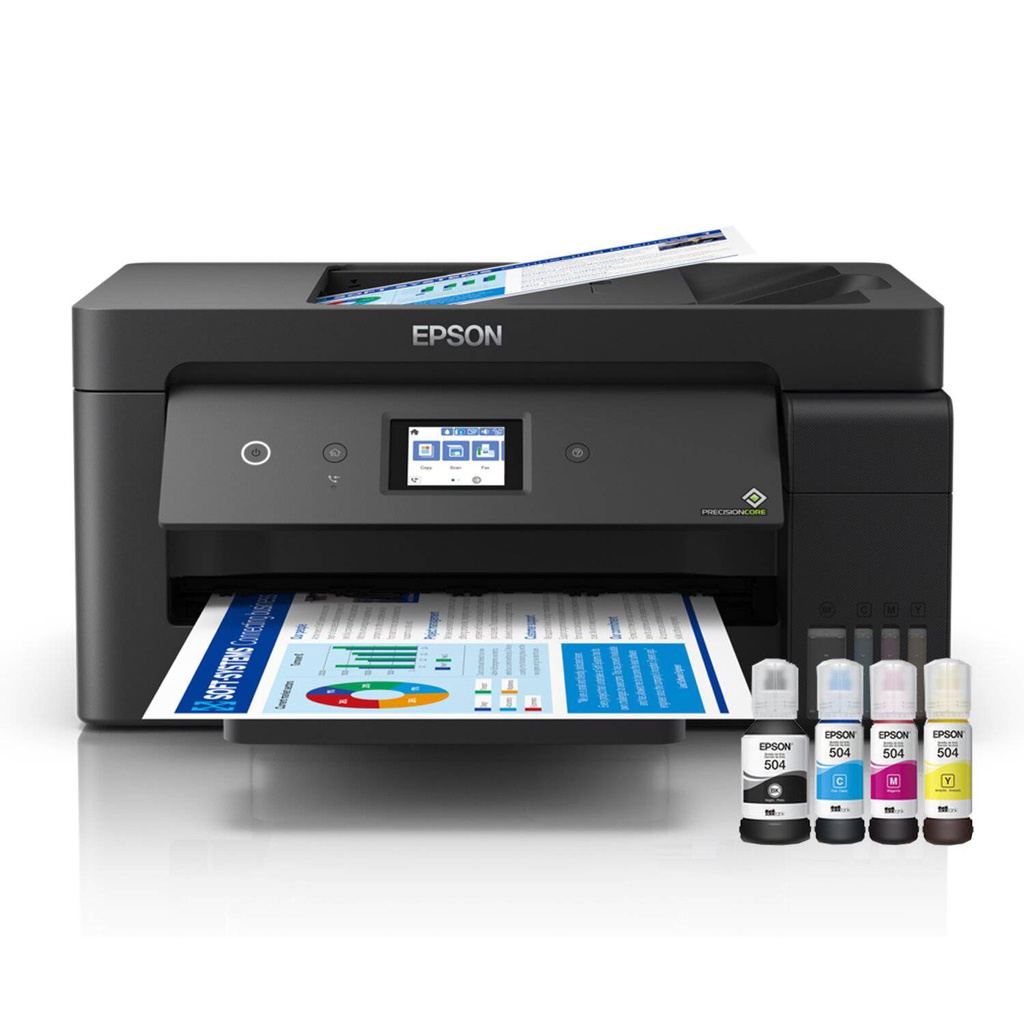 Impresora Multifuncional Tinta Epson EcoTank L14150 A3, Imprime/Escanea/Copia/Fax /Wi-Fi/USB/Ethernet.