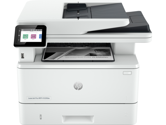 IMPRESORA MULTIFUNCIONAL LASER : T/MONOCROMATICA VEL. MONO: 40 ppm VEL. COLOR: NO APLICA USB: SI LAN: SI WLAN: SI MEM. INT: 512 MB MEM. MAX: 512 MB ADF: SI DA: SI RES. IMP: 1200 x 1200 ppp RES. CAP: 1200 ppp CTMR: 4000 pg. G. F: 12 MESES ON-SITE UNIDAD HP HP LASERJET PRO MFP 4103FDW 2Z629A_40 SIST. MANEJO RAEE: COLECTIVO