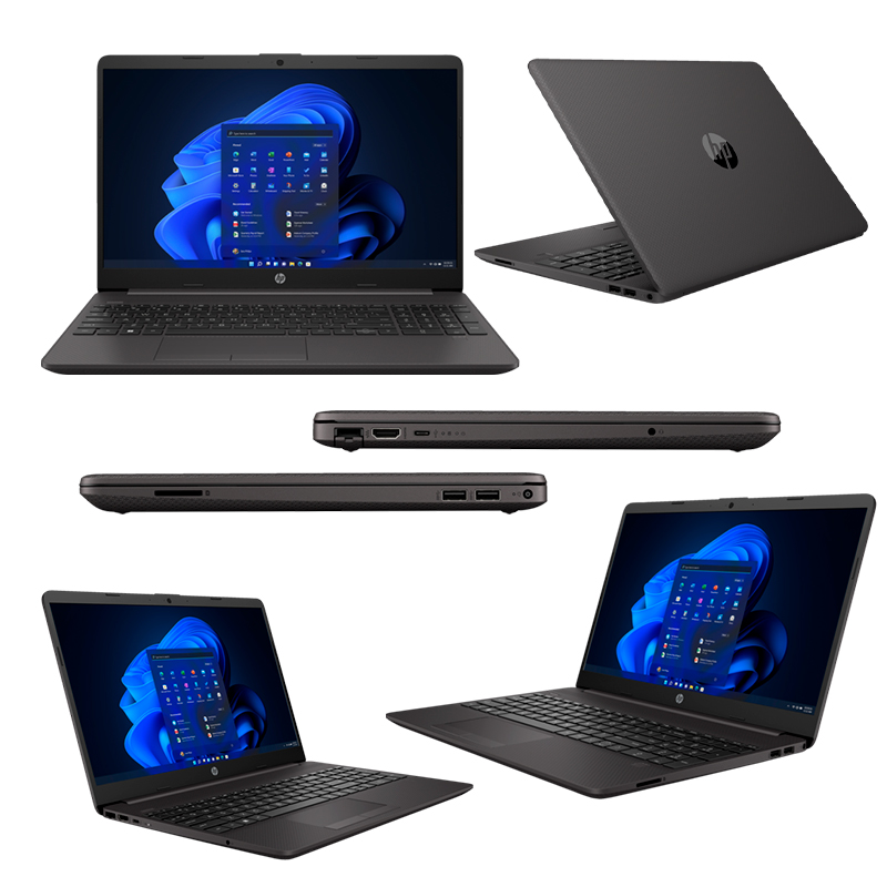 Laptop HP 250 G9 15.6" LCD LED FHD, Intel Core i3-1215U 1.2GHz, Ram 8GB, Disco SSD 512GB.