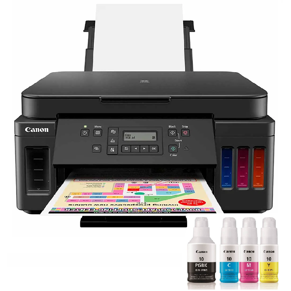 Impresora Multifuncional Canon Pixma G6010, Escaner / Copia / Impresion, Wifi, Duplex