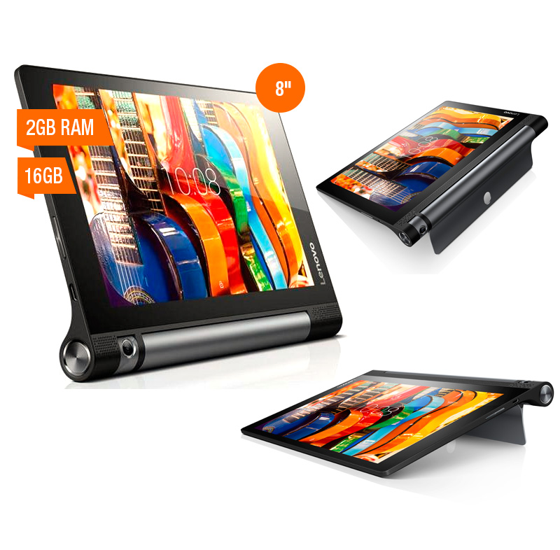 Tablet Lenovo Yoga TAB 3, 8" 1280x800 IPS, Android 5.1, 16GB, 2GB, WiFi, Bluetooth.