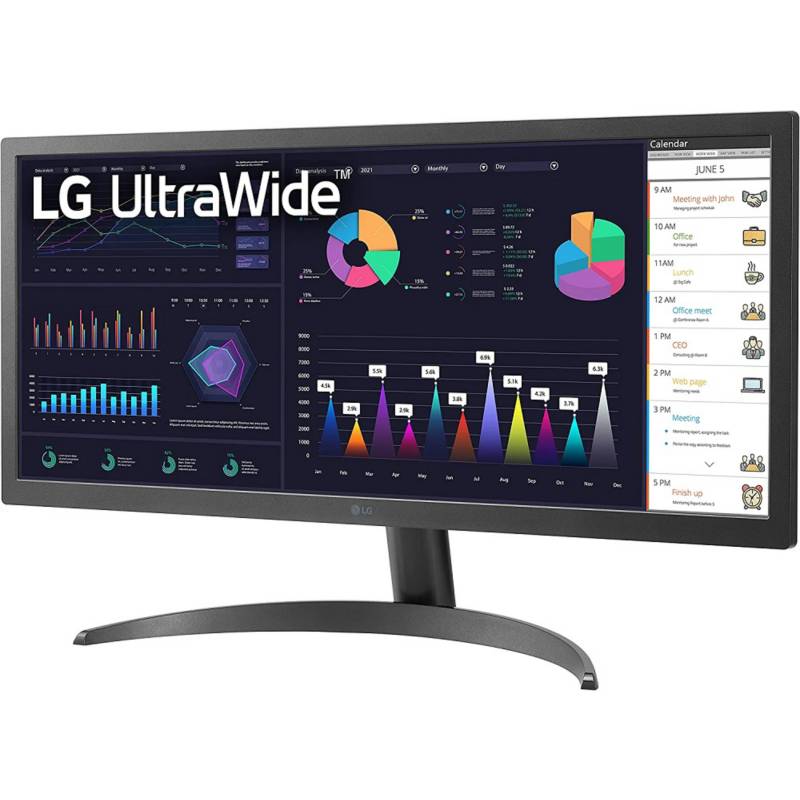 Archivar-Monitor LG 26" UltraWide (Panel IPS:2560x1080, 1ms MBR, 300cd/m², 1000:1, sRGB >98%), HDR10, HDMIx2.