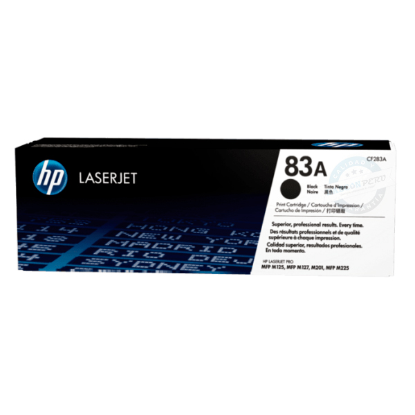 Toner Original HP (83AD) CF283AD Negro 