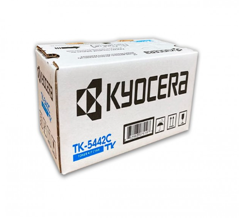 TONER TK-5442 - C PARA IMPRESORA KYOCERA ECOSYS , SEGUN EE.TT.TONER : RENDIMIENTO: 2400 pg. CIAN G. F: 12 MESES CARRY-IN CAJA X 01 UNIDAD SIST. MANEJO RAEE: INDIVIDUAL KYOCERA TK-5442C 1T0C0ACUS0 MARCA : KYOCERA CÓDIGO: 1T0C0ACUS0