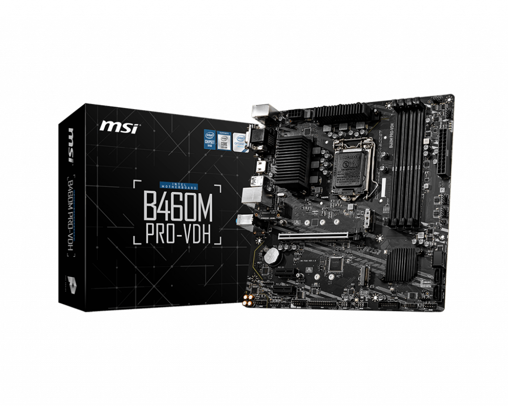 Motherboard MSI B460M PRO-VDH LGA1200, DDR4, SATA 6.0 Gb/s, HDMI, HD AUDIO, USB 3.2.