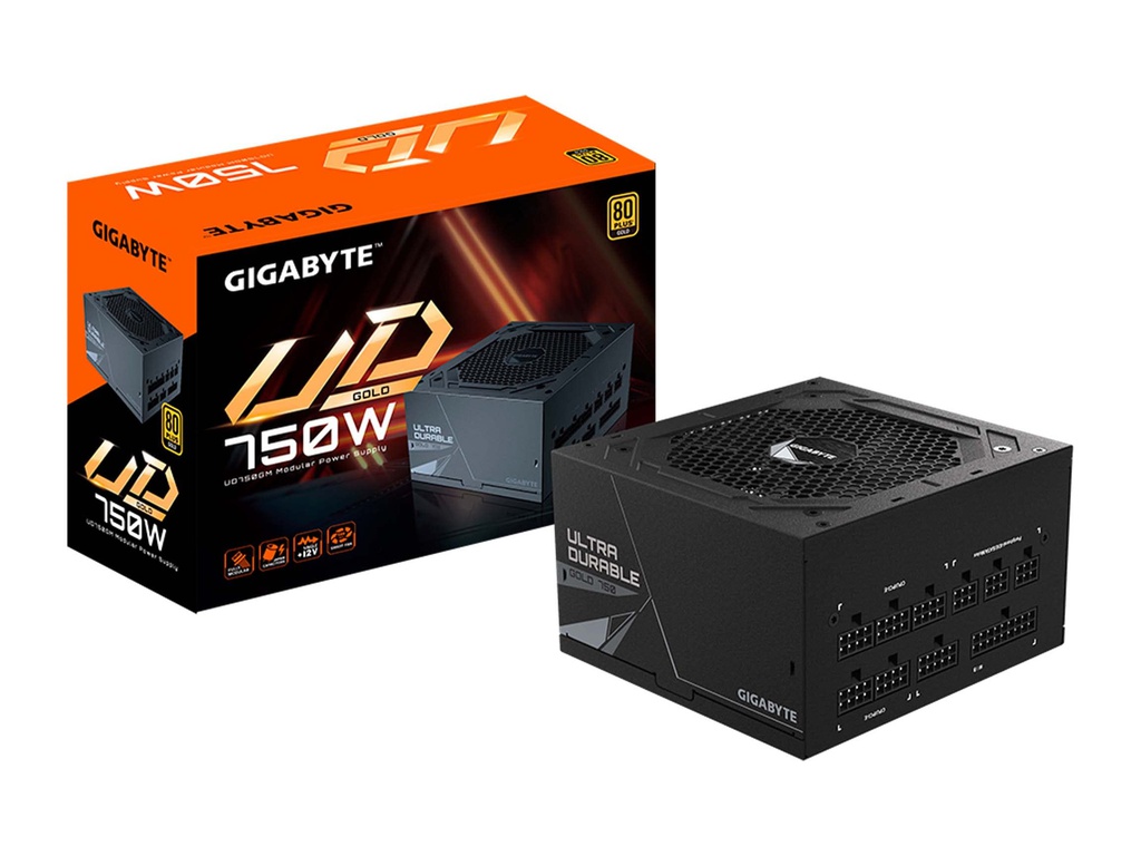 Fuente Poder Gigabyte 750W UD750GM 80+ Gold FM.