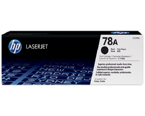 TONER : RENDIMIENTO: 2100 pg. NEGRO G. F: 12 MESES ON-SITE CAJA X 01 UNIDAD CERT. RENDIMIENTO: ISO/IEC 19752 SIST. MANEJO RAEE: COLECTIVO HP HP TONER CE278A CE278A