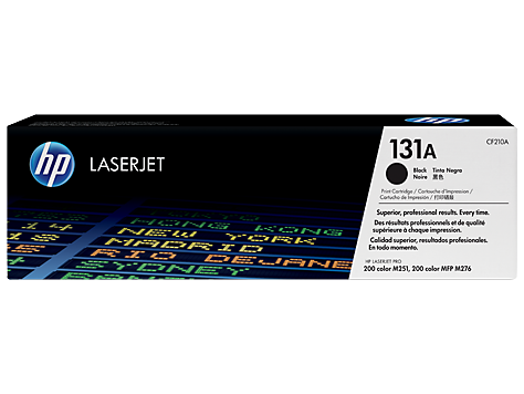 Toner HP Original (131A) CF210A Negro 1600 Pag.