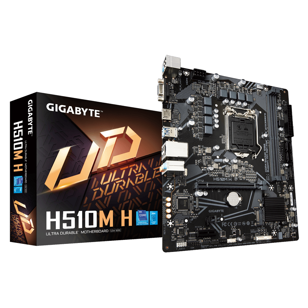 Placa Base Gigabyte H510M H, LGA1200, DDR4, SATA 6.0Gb/s, USB 3.2