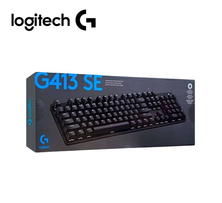 Teclado Mecanico Gaming Logitech G413 SE, Negro.