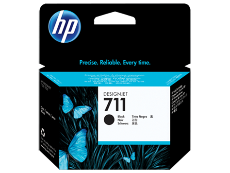 Cartucho de Tinta HP (711) DGJ T120/T520, Negro, 80ml