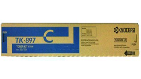 Toner Kyocera Original TK-897C Taskalfa 205C Cyan