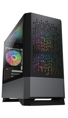 Case Mni Tower Cougar MG140, 3Fan RGB, Negro.