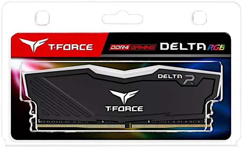 Memoria Ram DIMM TeamGroup T-Force Delta RGB, 8GB, DDR4 3200MHz.