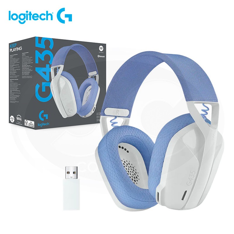 Audifono Logitech G435, Bluetooth, Blanco.