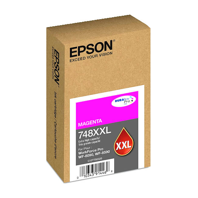 Tinta Epson Original T748XXL320 Magenta 69ml.