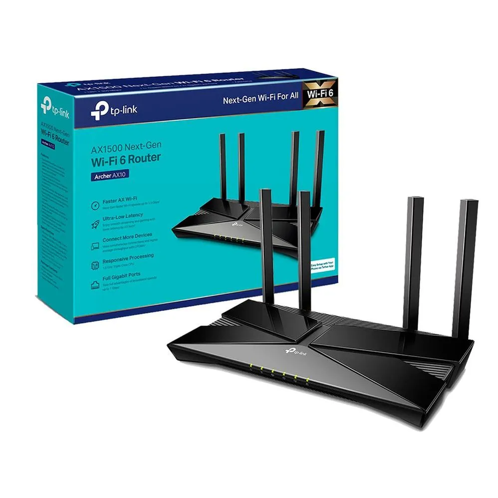 Router TP-LINK Archer AX10 WiFi6 AX1500 doble banda