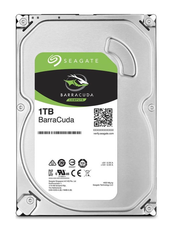 Disco duro Seagate Barracuda ST1000DM014, 1TB, SATA 6.0 Gbps, 7200RPM, 64MB Cache, 3.5".