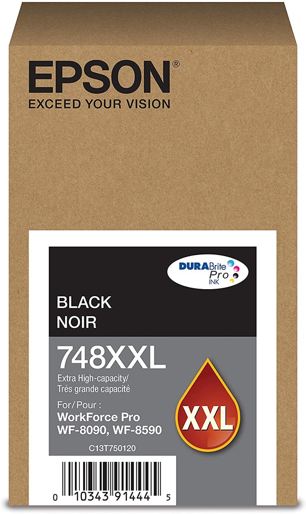 Tinta Epson Original T748XXL120-AL Negro 202ml