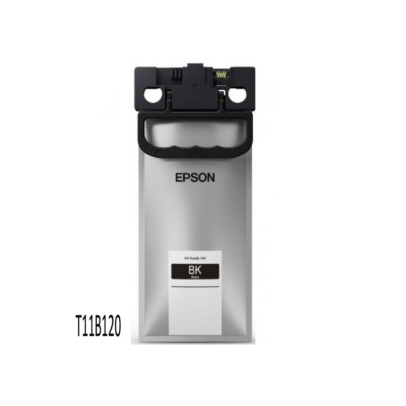 Bolsa de Tinta Epson T11B120 WF-C5810, Negro.