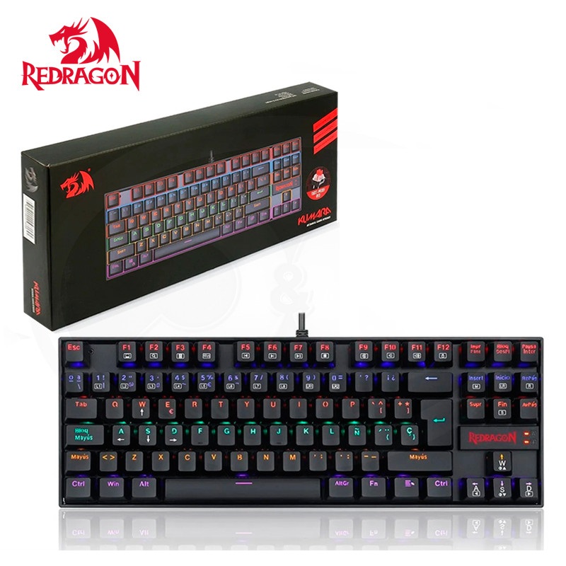 Teclado Mecanico Redragon Kumara K552RGB, Switches Rojo, Negro.