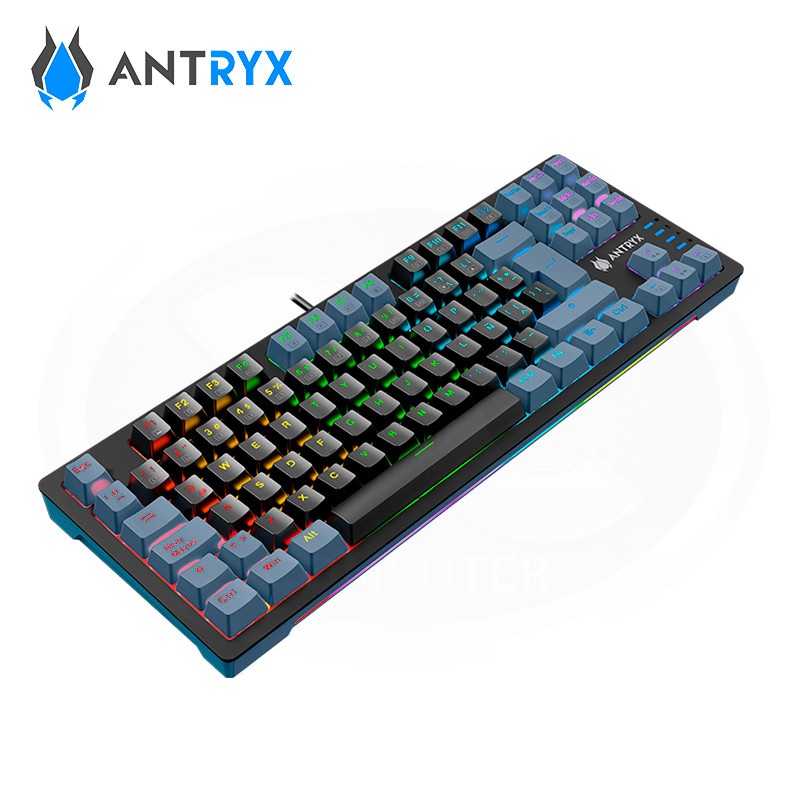 Teclado MecanicoTKL Antryx MK840L Black & Gray, Purple Switch