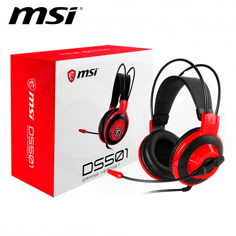 Audifono MSI DS501, Gaming, Negro.