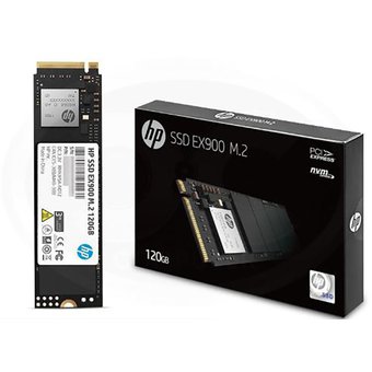 Disco Solido HP EX900, 120GB, M.2, 2280, PCIe Gen 3x4, NVMe.