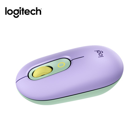 Mouse Logitech Pop Bluetooth Fresh Vibes Lila/Verde.