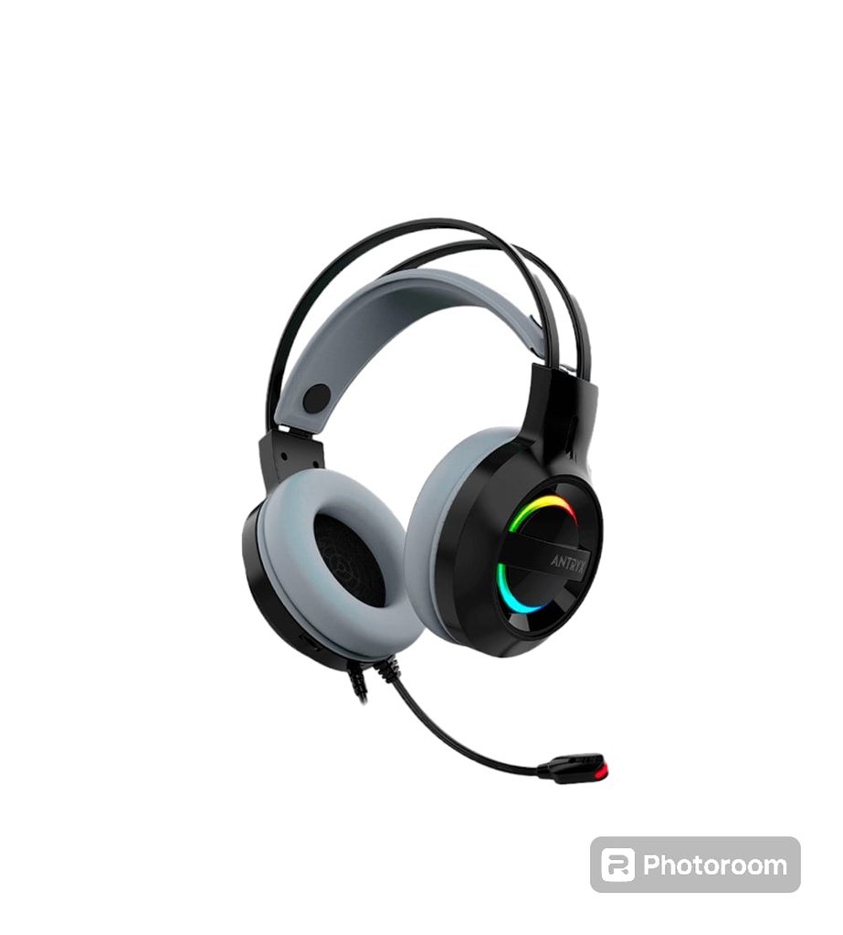 Audifono con  Microfono Antryx IRIS-K Gray 7.1 Virtual, USB