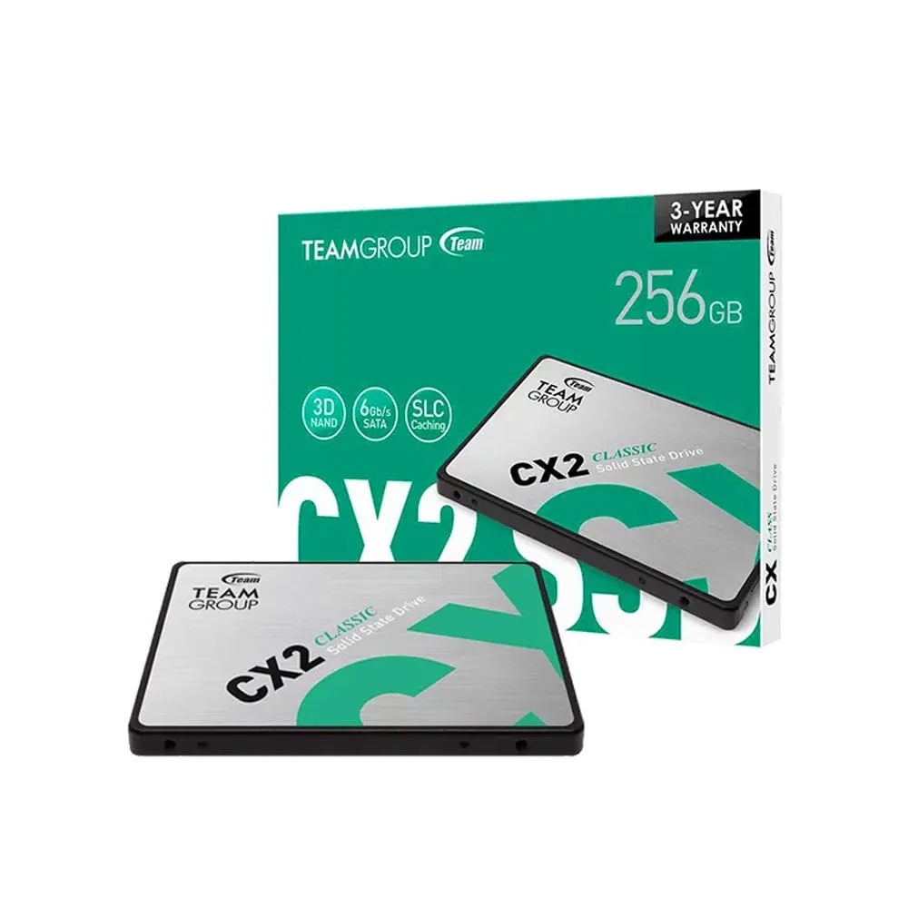 Disco Solido Teamgroup CX2, 256GB, SATA 6.0Gb/s, 2.5"