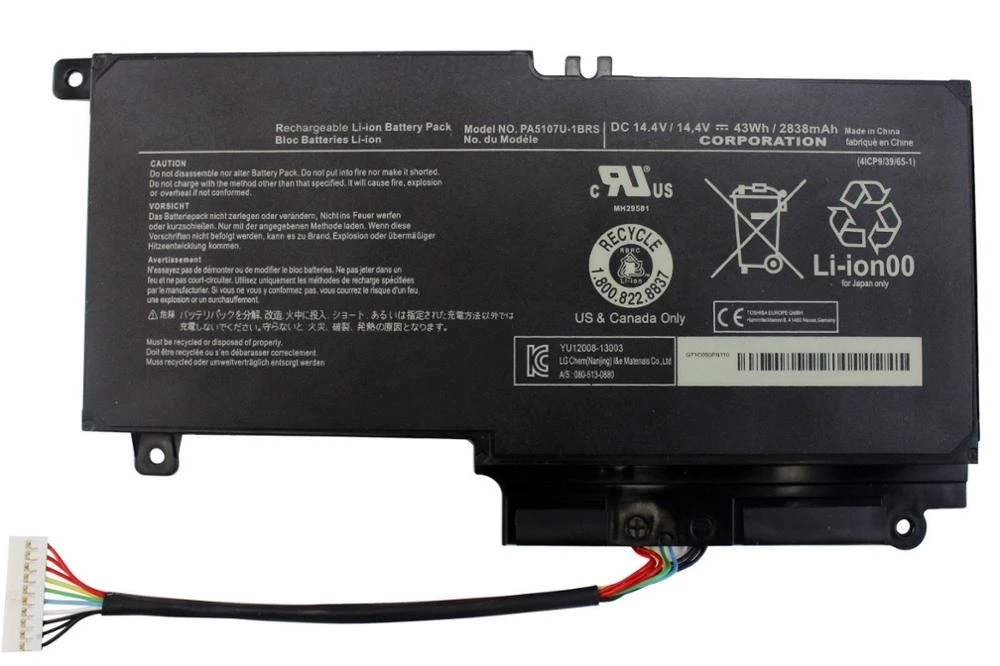 Bateria Compatible Toshiba Interna , PA5107, L45 L55.