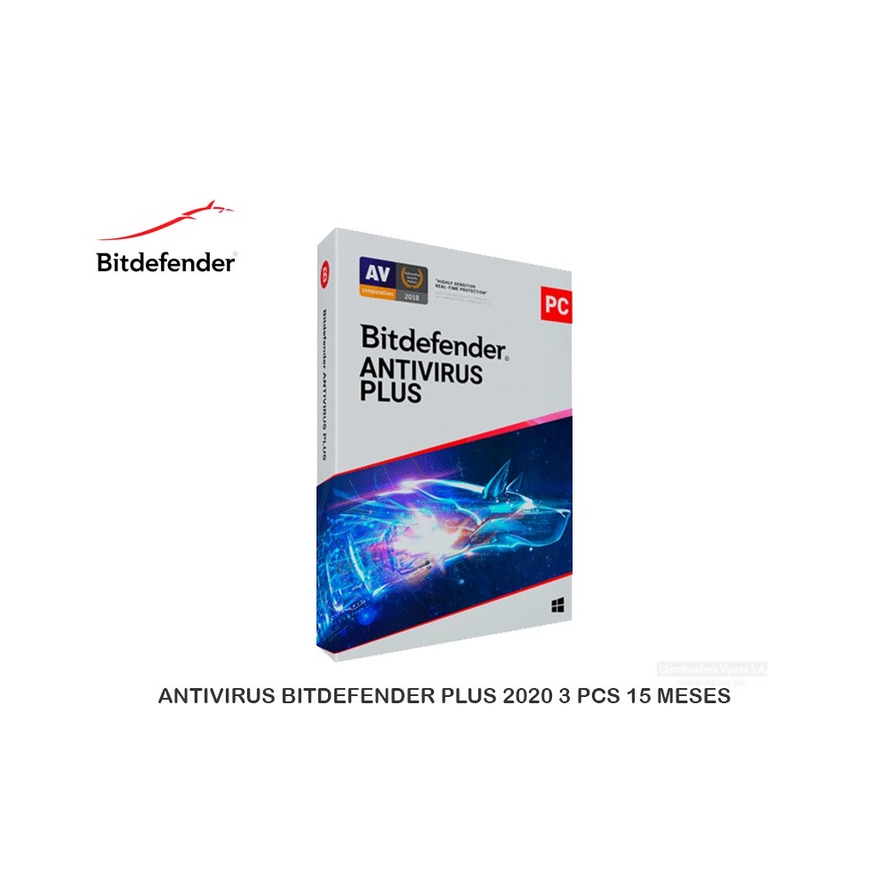 ANTIVIRUS BITDEFENDER PLUS 3PC 15M, B11010051