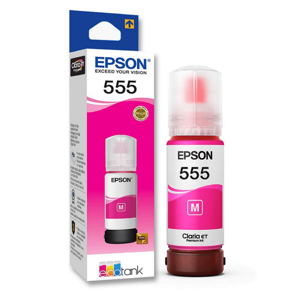 Tinta Epson Original (555) T555320-AL, Magenta 70ml.