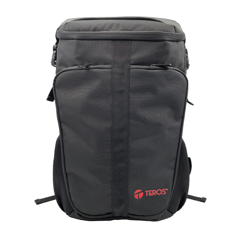 Mochila Teros TE-18590, Poliester, notebook hasta 17", Negro Correa trasera.